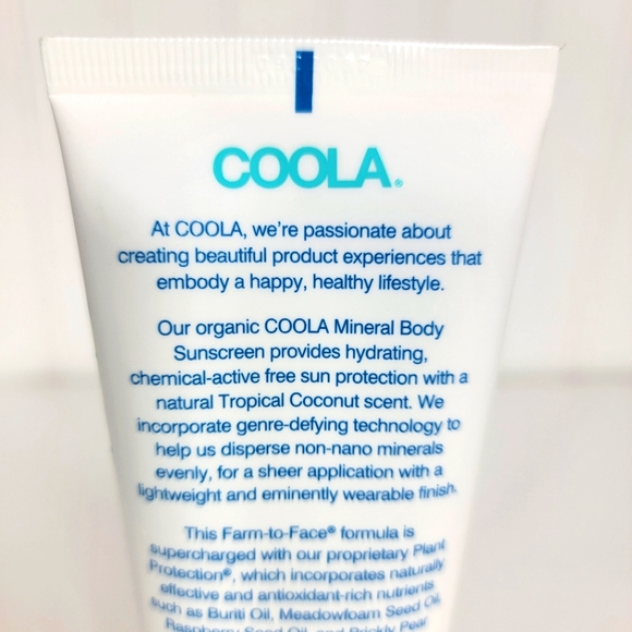 🆕️COOLA Mineral Body Sunscreen Tropical Coconut SPF 30 - Picture 4 of 9